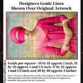 目隠し女性、ピンクドレスDH8Lデコpage 薄葉紙