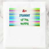 目隠し「今月のA+学生！」 シール (バッグ)