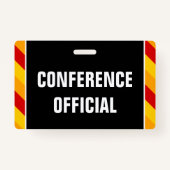 目隠し「会議公式」バッジ バッジ (正面)