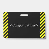 目隠し"公式ビジター！" バッジ (裏面)