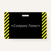 目隠し"公式ビジター！" バッジ (裏面)