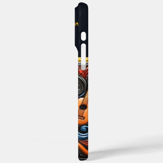 目鮮やかを刺すような詳細 Case-Mate iPhoneケース (裏面 / 左)