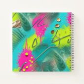 目鮮やかを引く ノートブック (裏面)