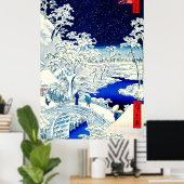 目黒ドラムブリッジとサンセットヒル1857 ポスター (ホームオフィス)