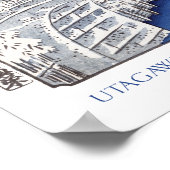 目黒ポスターのドラムブリッジ ポスター (角)