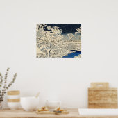 目黒太鼓橋・安藤広重 ポスター (キッチン)