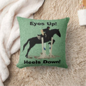 目! かかと! 馬のジャンパー クッション (ブランケット)