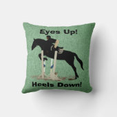 目! かかと! 馬のジャンパー クッション (裏面)