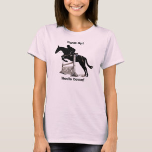 目! かかと! 馬のジャンパー Tシャツ