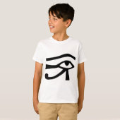 目,エジプトの象形文字 Tシャツ (正面フル)