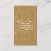 目 – トリプルムーン – ブラック&パール 名刺 (裏面)