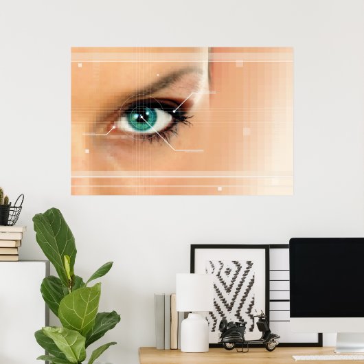 目 ポスター (ホームオフィス)