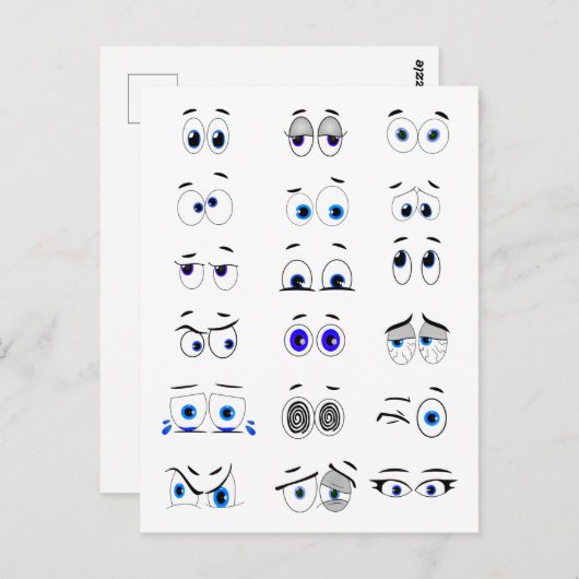 目 ポストカード (正面/裏面)