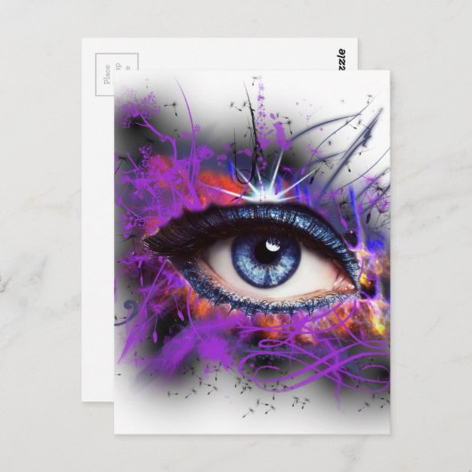 目 ポストカード (正面/裏面)