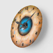 目 ラウンド壁時計 (傾斜)
