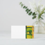 目-金ゴールド及びエメラルドの認識度の名刺 名刺 (スタンド正面)