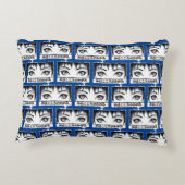 目、魂への窓、マンガイラストレーション アクセントクッション (裏面)