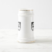 目、魂への窓、マンガイラストレーション ビールジョッキ (中央)