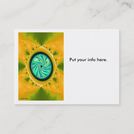 "目"。.businessカード 名刺 (正面)