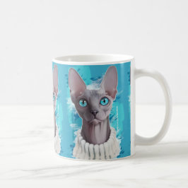 目(Sphynx猫)の天国 コーヒーマグカップ