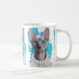 目(Sphynx猫)の天国 コーヒーマグカップ
