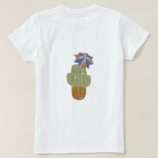 目 Tシャツ (デザイン裏面)