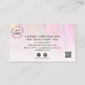 *~*目QRまぶし眉ありがとうリワードのロゴ ロイヤリティカード (裏面)