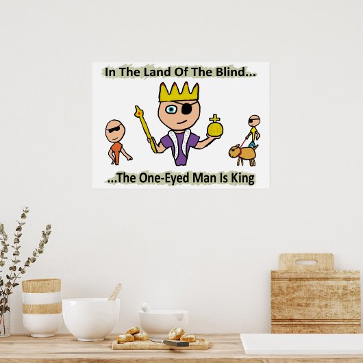 盲人の国で ポスター (キッチン)