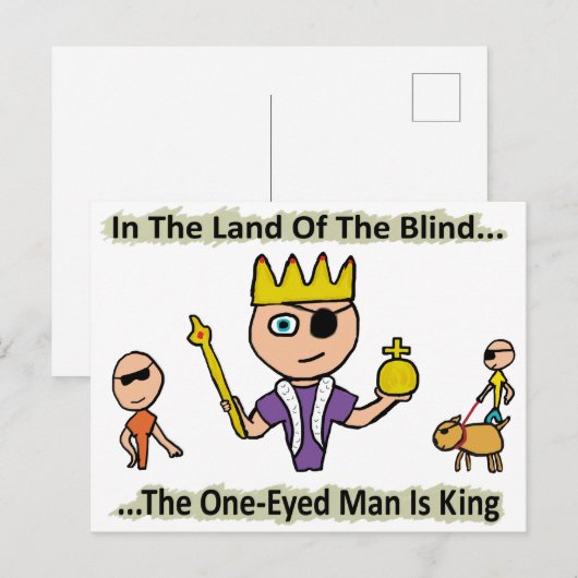 盲人の国で ポストカード (正面/裏面)