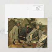 盲人の寓話、盲人の詳細 ポストカード (正面/裏面)