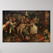 盲人の戦い， 1643 ポスター (正面)