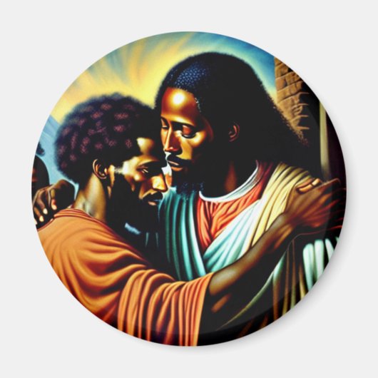 盲人の磁石をイエスが癒す マグネット (正面)