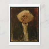 盲人の頭の勉強(油のキャンバス) ポストカード (正面)