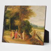 盲人を癒すキリスト フォトプラーク (側面)