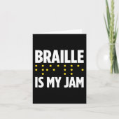 盲人盲目人点字Re カード (正面)