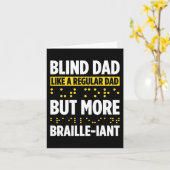 盲人盲目人点字Re カード (黄色い花)