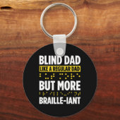 盲人盲目人点字Re キーホルダー (裏面)