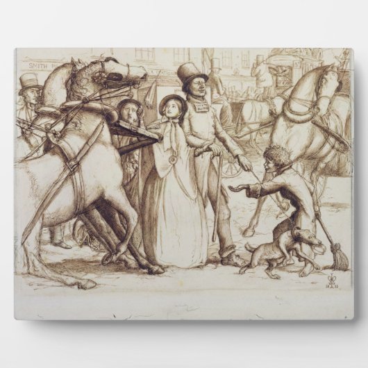 盲人1853年 フォトプラーク (正面)