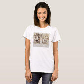 盲人1853年(ペン、インク、洗剤、グラファイトo) tシャツ (正面フル)
