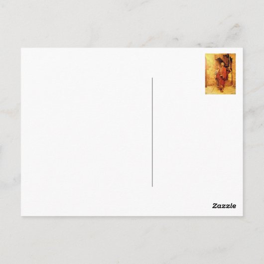 盲人 ポストカード (裏面)