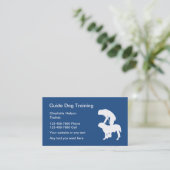 盲導犬の訓練 名刺 (スタンド正面)
