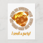 盲導犬の飲みチーム垂直 ポストカード (正面)