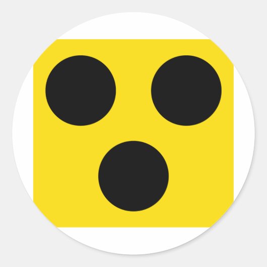 盲標識 ラウンドシール (正面)