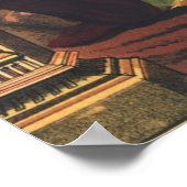 盲目のトビットと妻のアナ,ヴィンテージ宗教 ポスター (角)