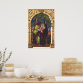 盲目のトビットと妻のアナ,ヴィンテージ宗教 ポスター (キッチン)