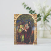 盲目のトビットと妻のアナ，ヴィンテージ宗教 ポストカード (スタンド正面)