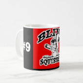 盲目のリスのコーヒー・マグ(#9) コーヒーマグカップ (正面左)