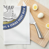 盲目のリスのボーリング キッチンタオル (四つ折り)