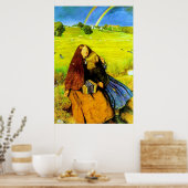 盲目の女の子～ジョン・エベレット・ミラリス ポスター (キッチン)