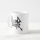 盲目の弟子のコーヒー・マグ コーヒーマグカップ (正面左)